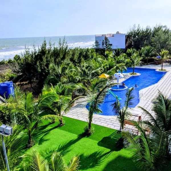 Oceanward Hotel & Resort，位于Ấp Chô Bên的酒店