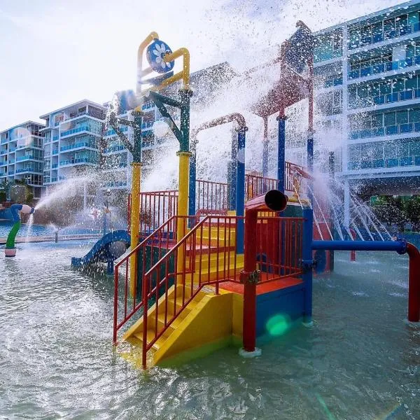 Hua Hin My Resort 3BR Family Condo Free Water Park Walk to Beach & Cicada Night Market หัวหิน ห้องแฟมมิลี่ 3 ห้องนอน ฟรีสวนน้ำ ใกล้ทะเลและตลาดซิเคด้า，位于华欣的酒店