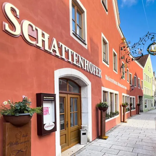 Schattenhofer Braugasthof，位于Mühlhausen的酒店