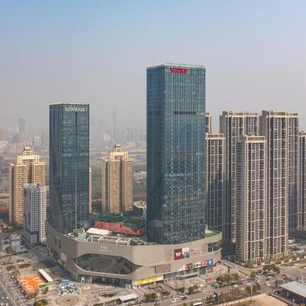 武汉盛捷未来中心服务公寓，位于吴家山的酒店