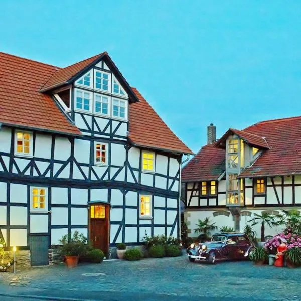 罗曼蒂克罗森霍夫酒店，位于Niederbeisheim的酒店
