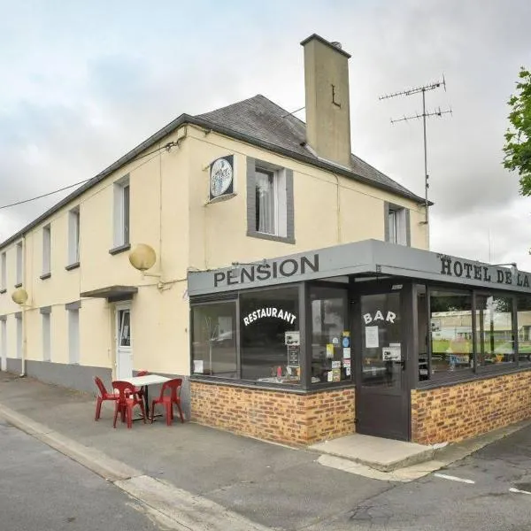 Hôtel et Restaurant de la Gare Torigny-les-Villes，位于Condé-sur-Vire的酒店