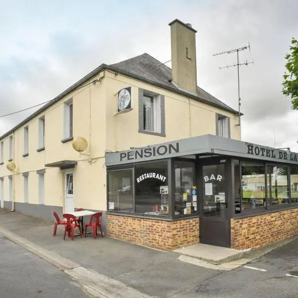 Hôtel et Restaurant de la Gare Torigny-les-Villes，位于Saint-Pierre-de-Semilly的酒店