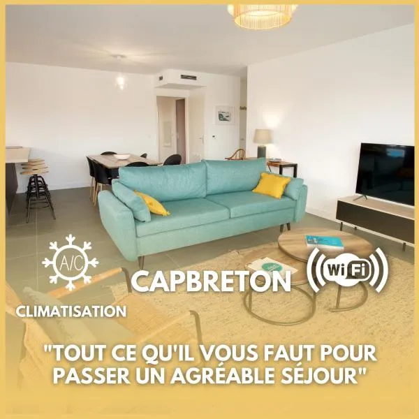 * Capbreton * T3 * Hypercentre * Plage * Famille，位于卡布勒通的酒店