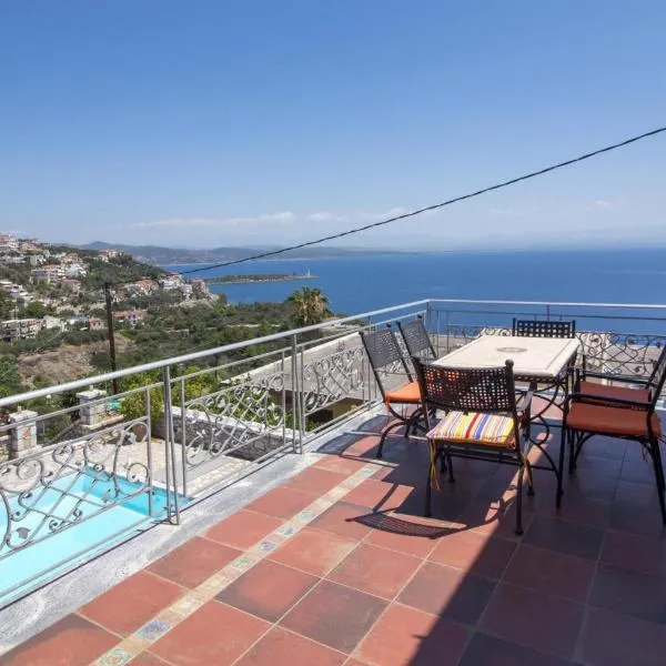 Malvazios Villas Panorama Pool Villa，位于伊西翁的酒店