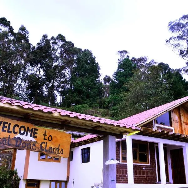 Hostal Doña Clarita & Vegetarían Food，位于Hacienda Provincia的酒店