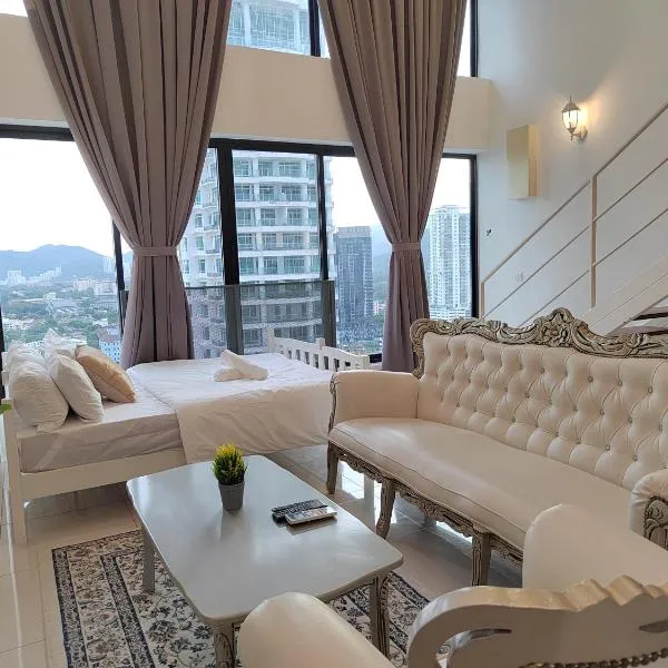Gurney Duplex / 2bedrooms / 8pax，位于乔治市的酒店