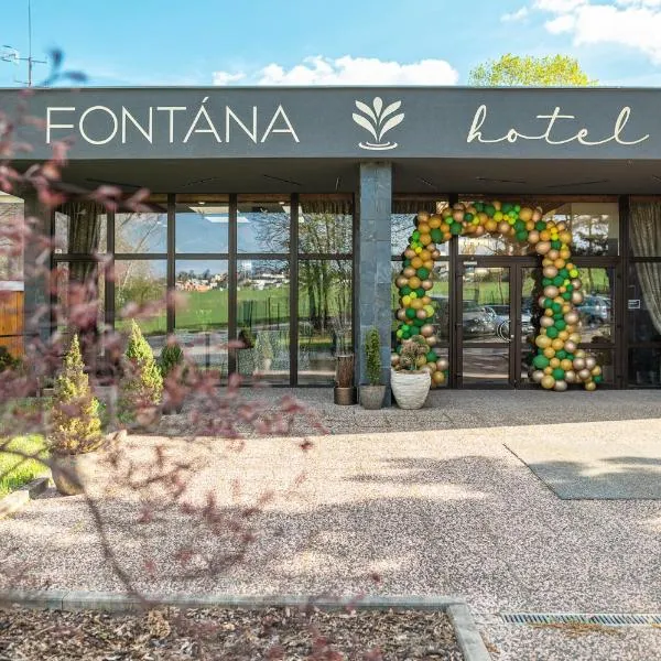 Hotel Fontána，位于Veverská Bítýška的酒店