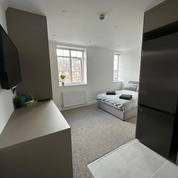 Spectacular Modern, Brand-New, 1 Bed Flat, 15 Mins Away From Central London，位于亨顿的酒店