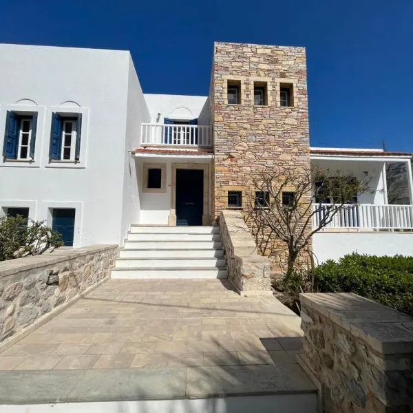 Kalymnos, très belle villa avec vue sur la mer，位于卡利诺岛的酒店