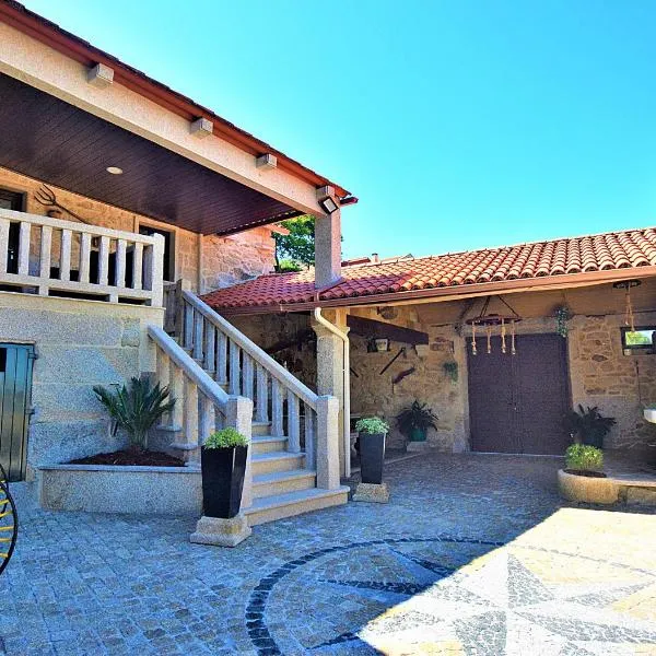 A Casa das Barreiras，位于Meis的酒店