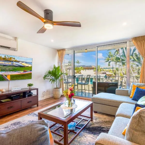 RARE Upscale 2BR 2BA Kuau Paia - Walk to Beach!，位于帕依亚的酒店