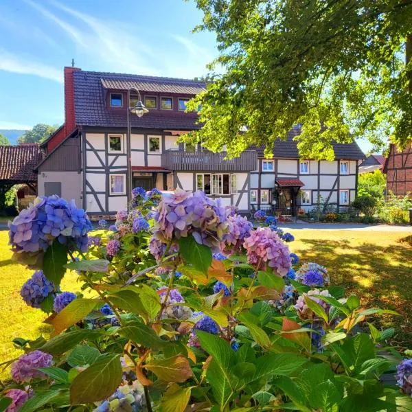Gästehaus am Weser-Radweg，位于汉恩明登的酒店