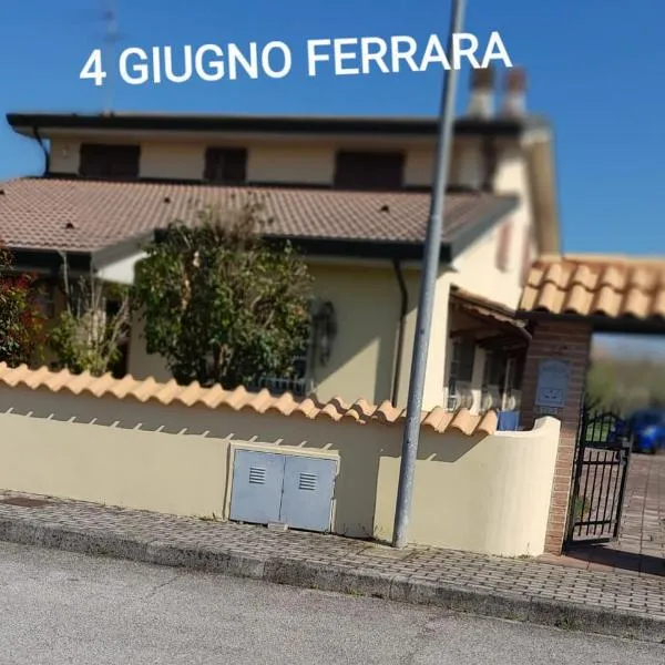 4 giugno Ferrara，位于Mirabello的酒店