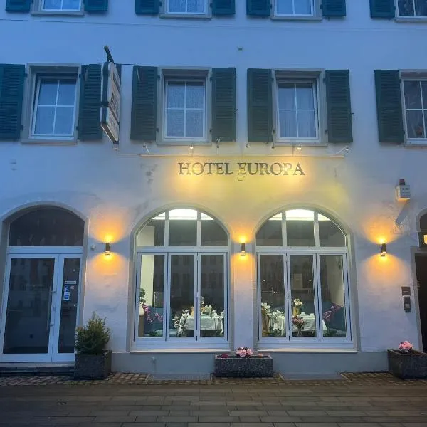 Hotel Europa - Restaurant，位于Nauheim的酒店