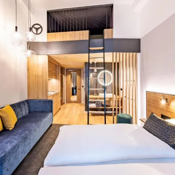 BOLLWERK Lifestyle Hotel, automatisiertes Hotel mit Self Check In，位于Schwanden的酒店