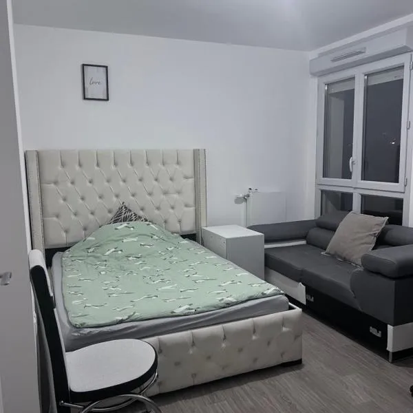 Chambre individuelle dans un appartement à 37 de champs élysées，位于萨特鲁维尔的酒店