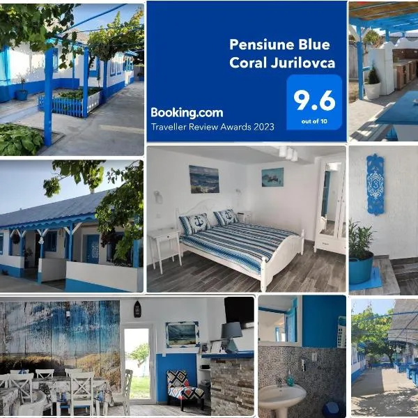 Pensiune Blue Coral Jurilovca，位于Lunca的酒店