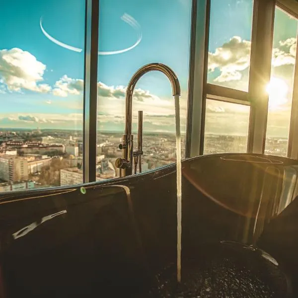 Wanna na 20 piętrze, City View, Hanza Tower，位于什切青的酒店