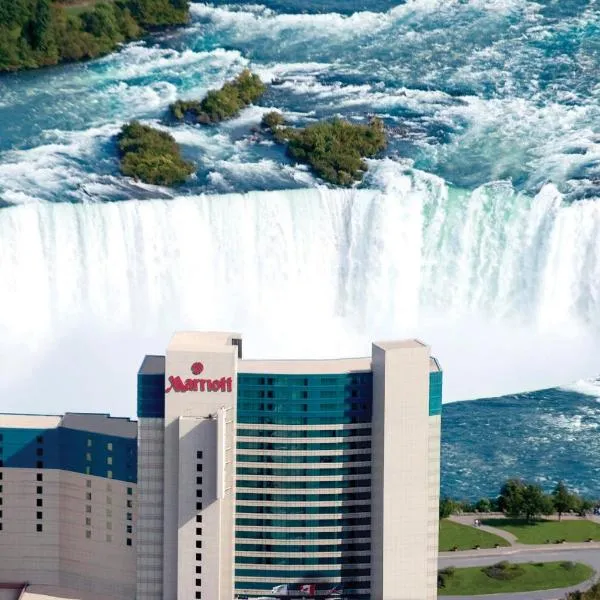 尼亚加拉瀑布瀑景万豪酒店及水疗中心，位于尼亚加拉瀑布的酒店