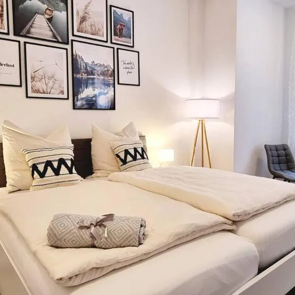 Stadtgarten-Studios - im Zentrum mit Parkplatz，位于韦因加尔滕的酒店