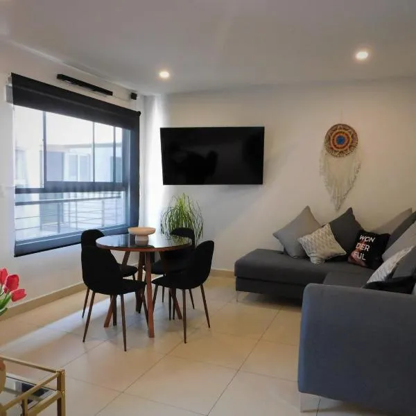 #1 Cozy depa Aeropuerto Estadio GNP -Foro Sol-，位于墨西哥城的酒店