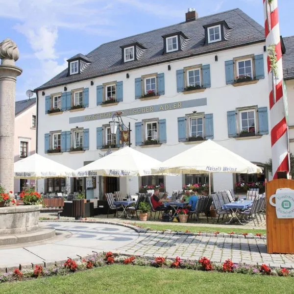 普切勒-盖瑟霍夫德意志阿德勒饭店，位于Zell im Fichtelgebirge的酒店
