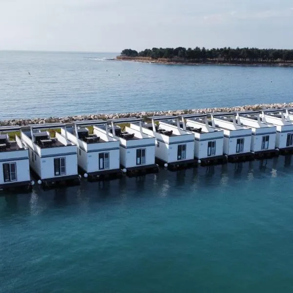 The Sea Lodges Novigrad - Bootshaus Floating Sea House，位于诺维格勒伊斯特拉的酒店