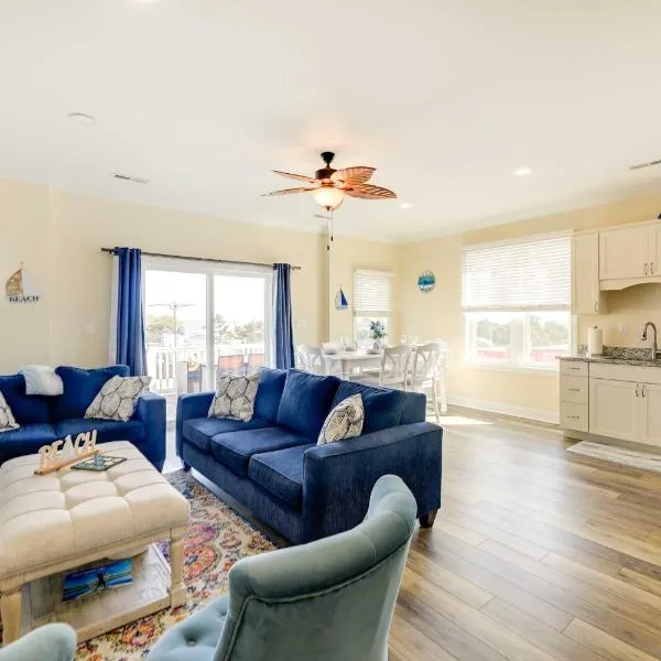 Emerald Isle Vacation Home Walk to Beach!，位于翡翠岛的酒店