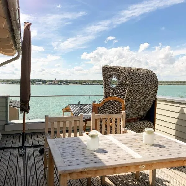 HAUS IM SCHILF 1 - Ferienwohnungen am Hainer See bei Leipzig，位于Neukieritzsch的酒店