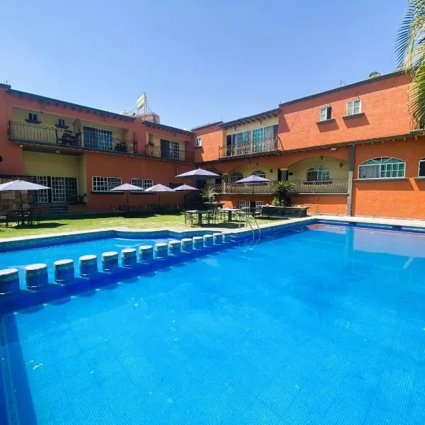 Hotel Cabañas Santa Cruz，位于San Esteban Cuecuecuautitla的酒店