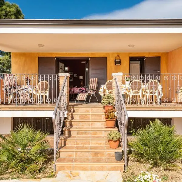 Villetta Bacio del Sole，位于Sìnnai的酒店