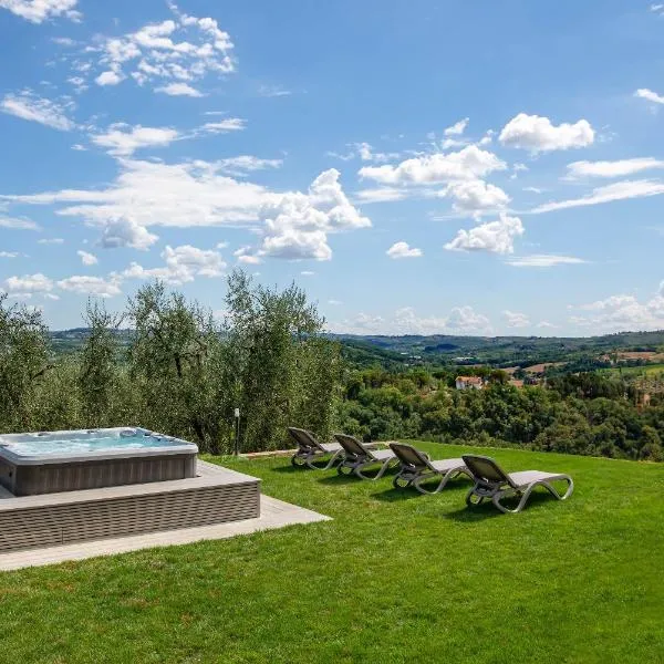 Live Tuscany! Apartment on the hills of Florence!，位于Ginestra的酒店