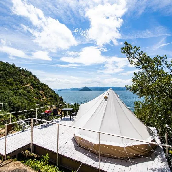 てんとうみ 渋川海岸グランピング Tentoumi Shibukawa Beach Glamping，位于玉野市的酒店