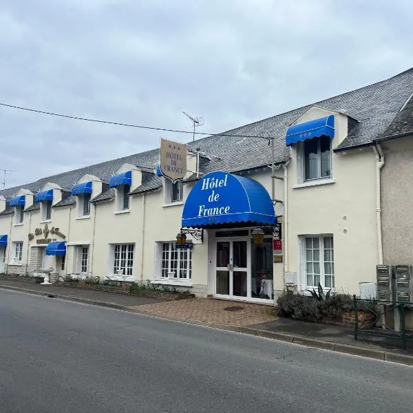 Contact Hôtel de France Contres-Beauval-Cheverny，位于Rougeou的酒店