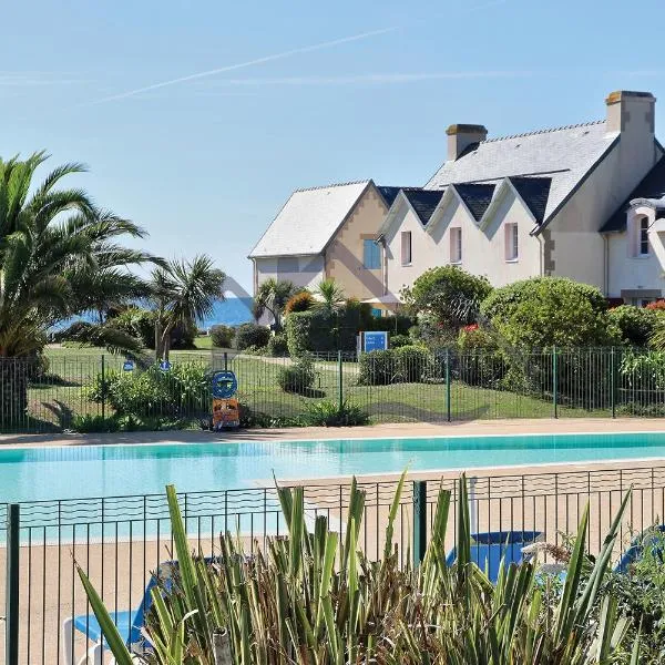 LocaLise - A05 - Plain-pied avec petite vue mer donnant sur la piscine et le jardin - Grande salle de bain - Wifi inclus - draps inclus - animaux bienvenus - parking gratuit，位于吉尔维内克的酒店