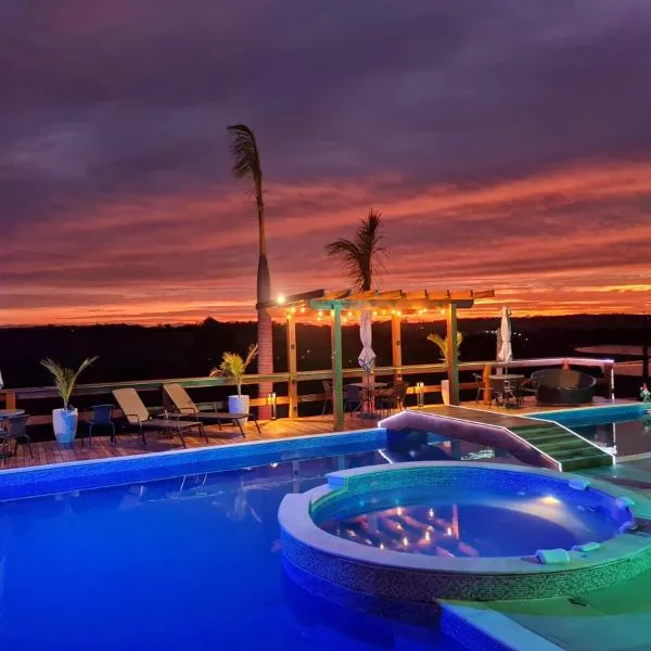 Chácara Arena JK com Piscina integrada com Sauna e Hidromassagem，位于伊比乌纳的酒店