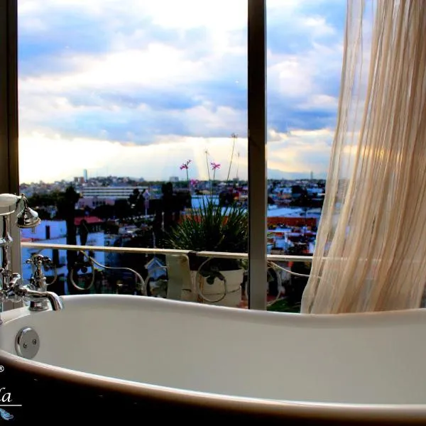Hotel Temático Casa Puebla，位于普埃布拉的酒店