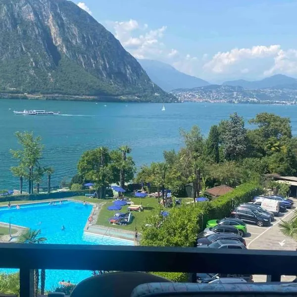 Apartment Bella Vista Lugano，位于比索内的酒店