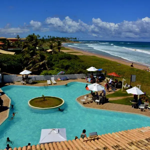 OYO Hotel Arembepe Beach Hotel, Camacari，位于Abrantes的酒店