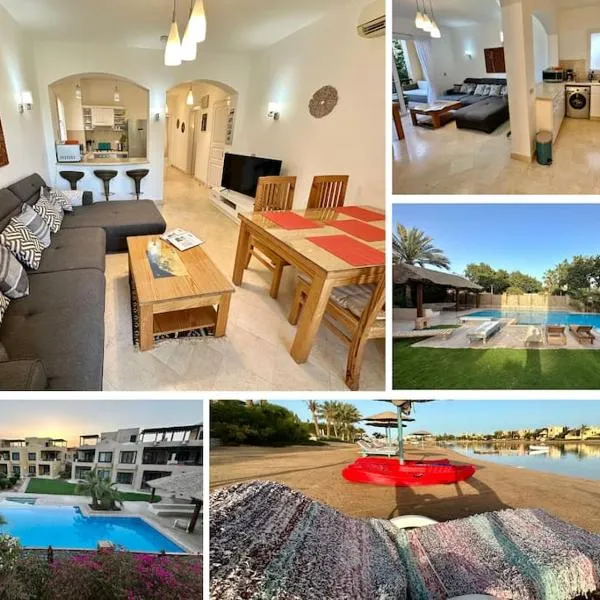 2 Bedroom Condo, with Pool, and Beach & Lagoon Access，位于赫尔格达的酒店