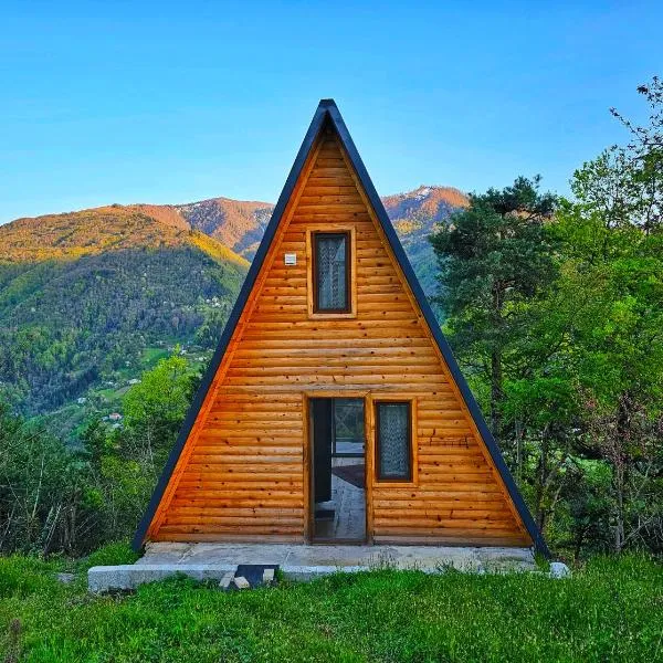 A Frame Cottage in Varjanisi - Batumi，位于Gulebi的酒店