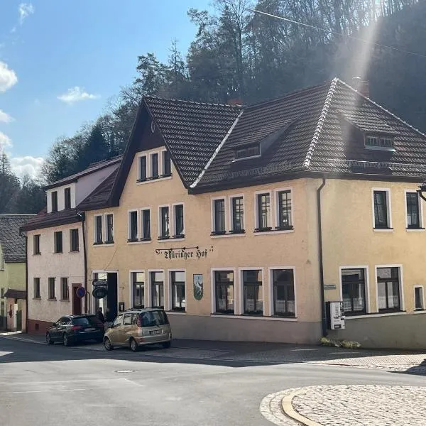 Thüringer Hof，位于Knau的酒店