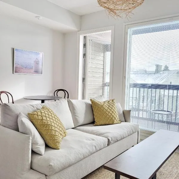 Uusi laadukas yksiö Hangon keskustassa，位于汉科的酒店