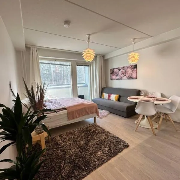 Aurora Home Finnoo Espoo - studio near to metro, easy to reach Helsinki and Otaniemi, Aalto University and Iso Omena shopping center，位于埃斯波的酒店