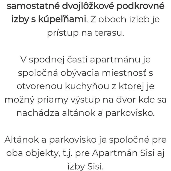 Apartmán Sisi，位于赫拉布斯的酒店