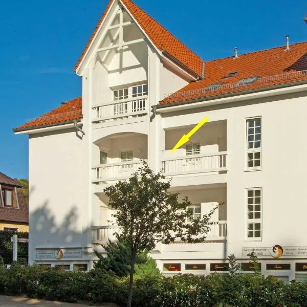 Villa Baltic 12 mit Balkon - zentrale Lage im Ostseebad Sellin，位于奥斯赛拜-塞林的酒店