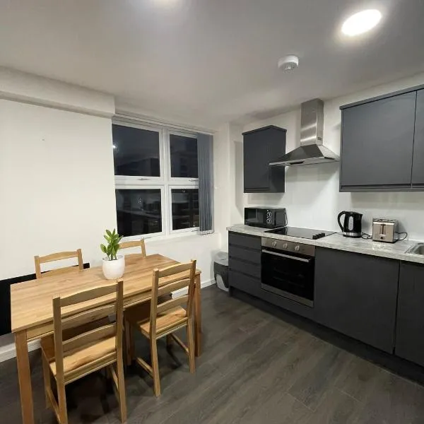 Charming Modern Apartment near London Heathrow，位于Feltham的酒店