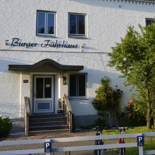 Burger Fährhaus，位于Neuendorf-Sachsenbande的酒店