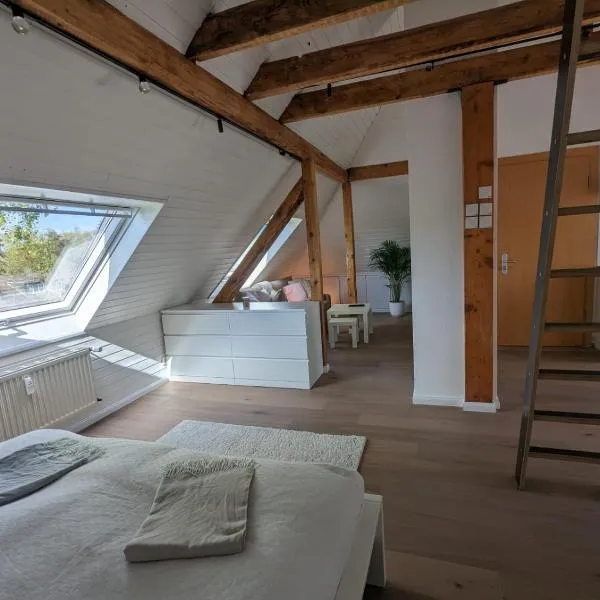 Helles Dachgeschoss-Appartement，位于克雷费尔德的酒店